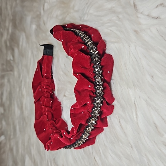 Boutique Accessories - Velvet Rhinestone Headband